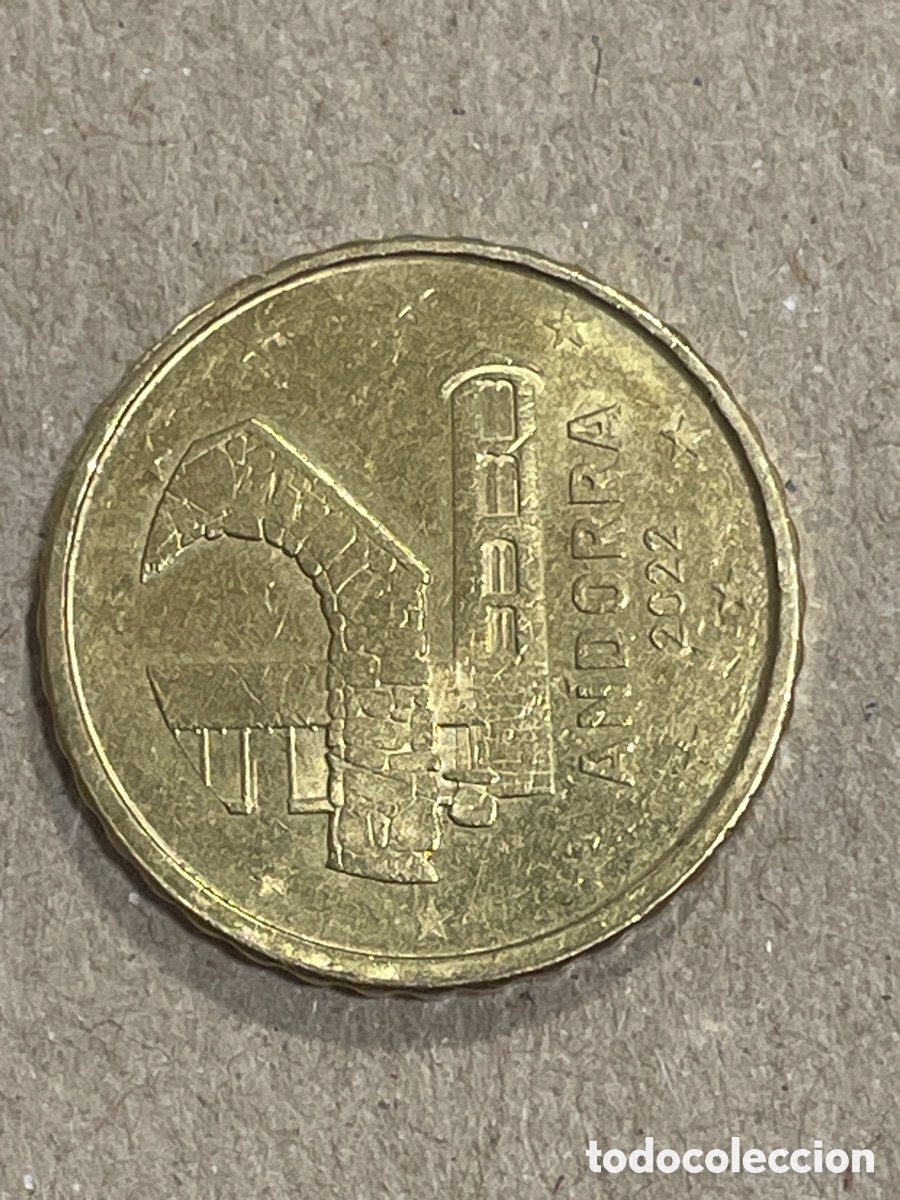 Monedas antiguas de Europa: Moneda 10 c&eacute;ntimos Andorra 2022 SC- , casi sin circular.