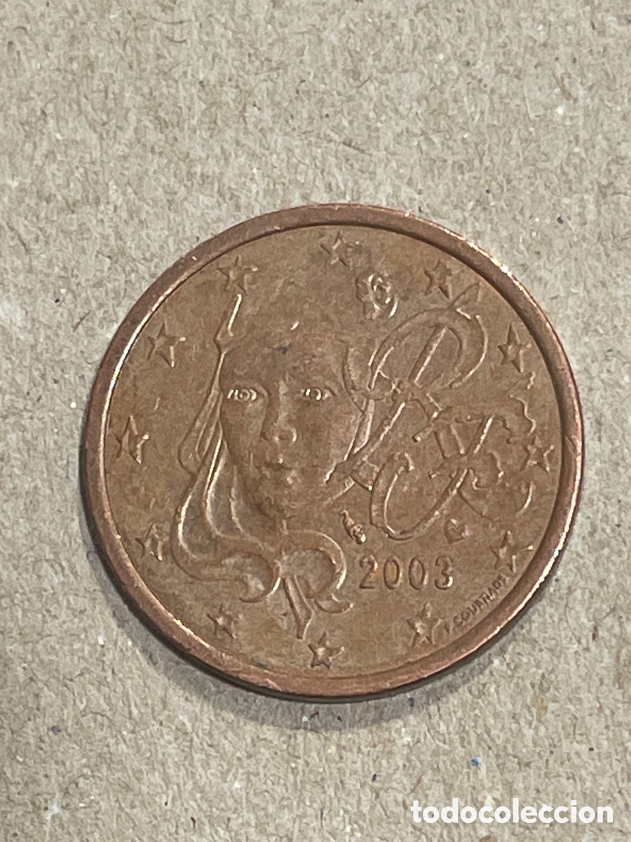Monedas antiguas de Europa: Moneda 5 c&eacute;ntimos Francia 2003 SC- circulada