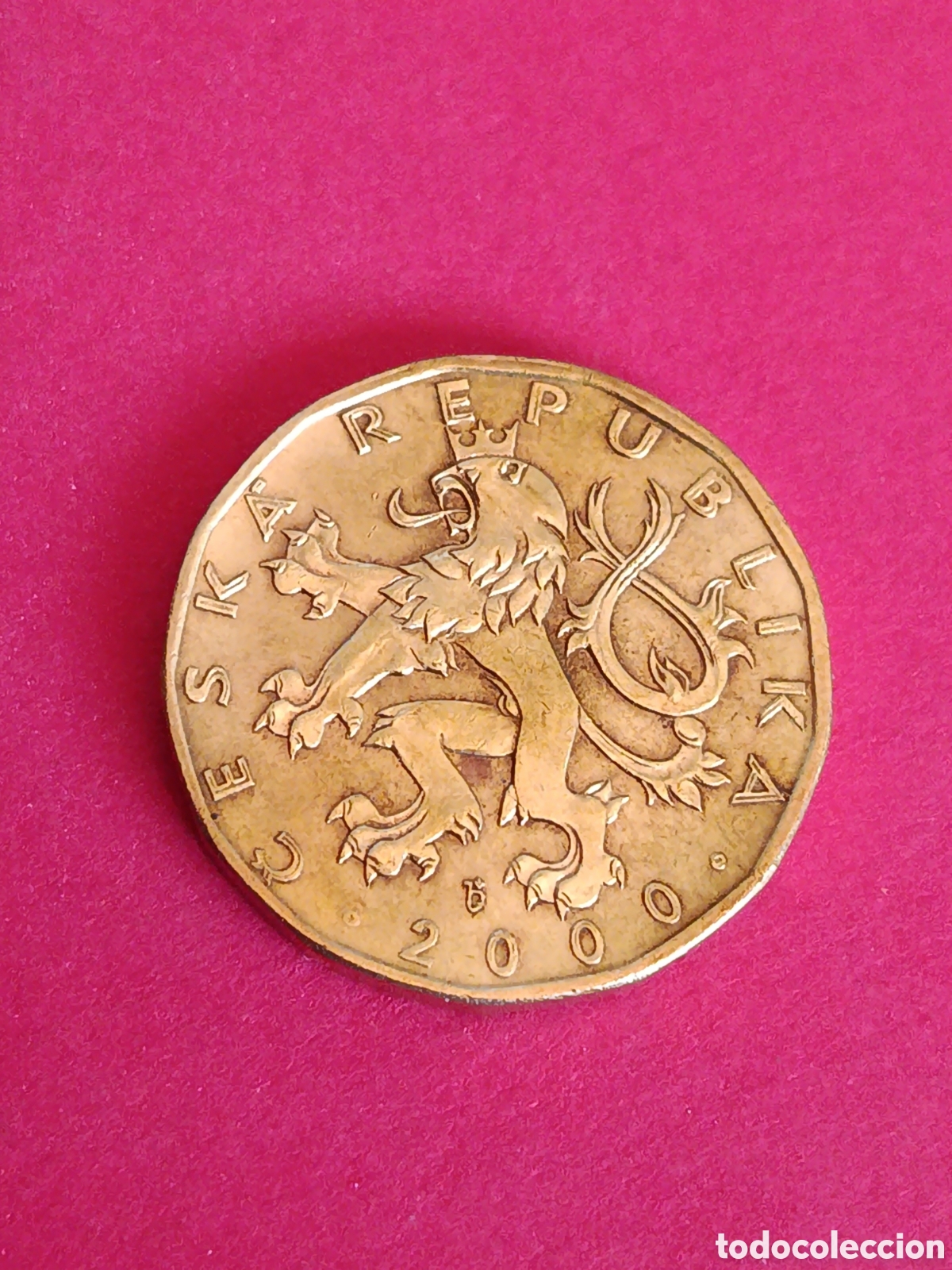 Monedas antiguas de Europa: REP&Uacute;BLICA CHECA. 20 CORONAS DEL 2000.