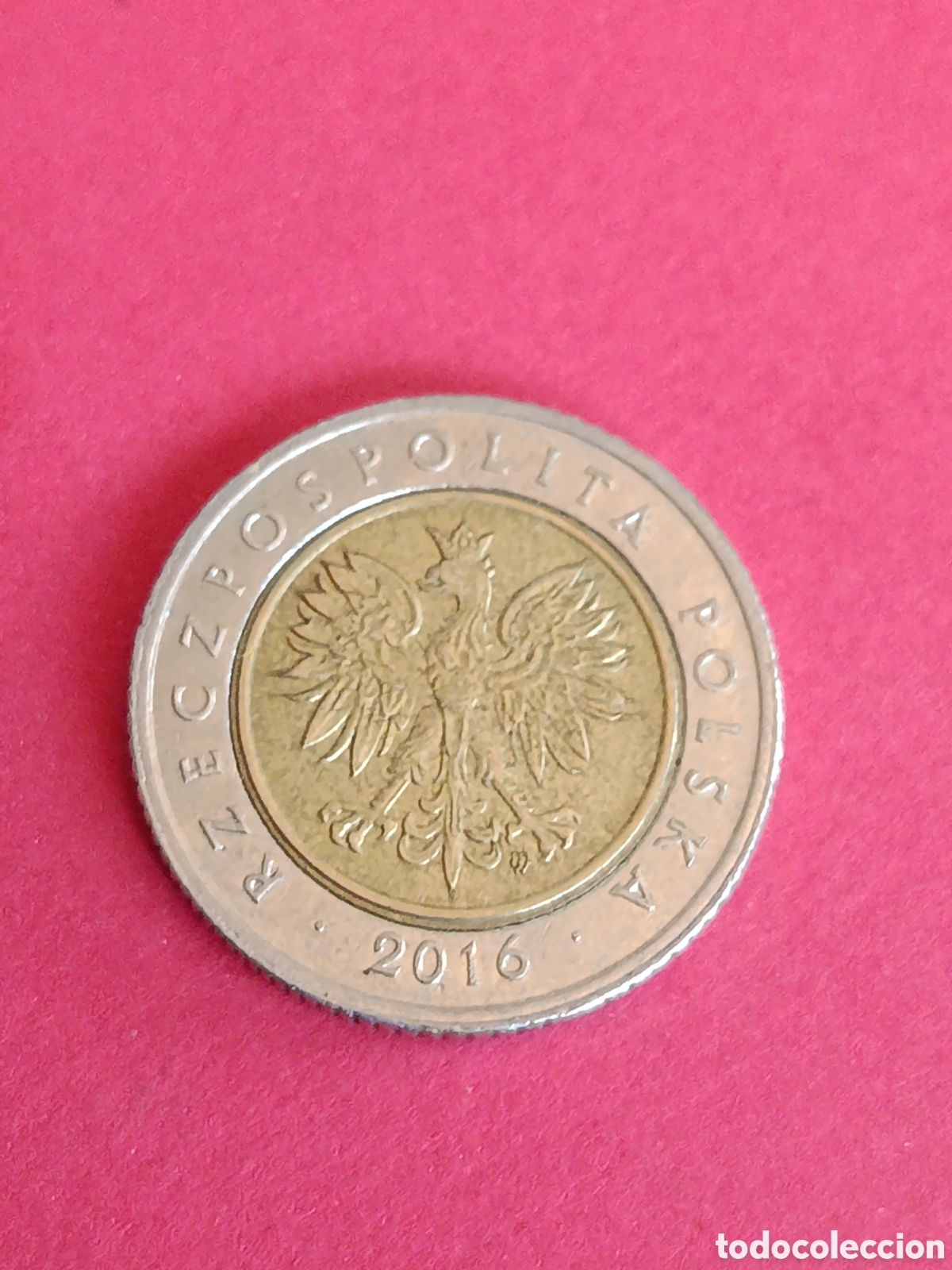 Monedas antiguas de Europa: POLONIA. 5 ZLOTYCH DE 2016.