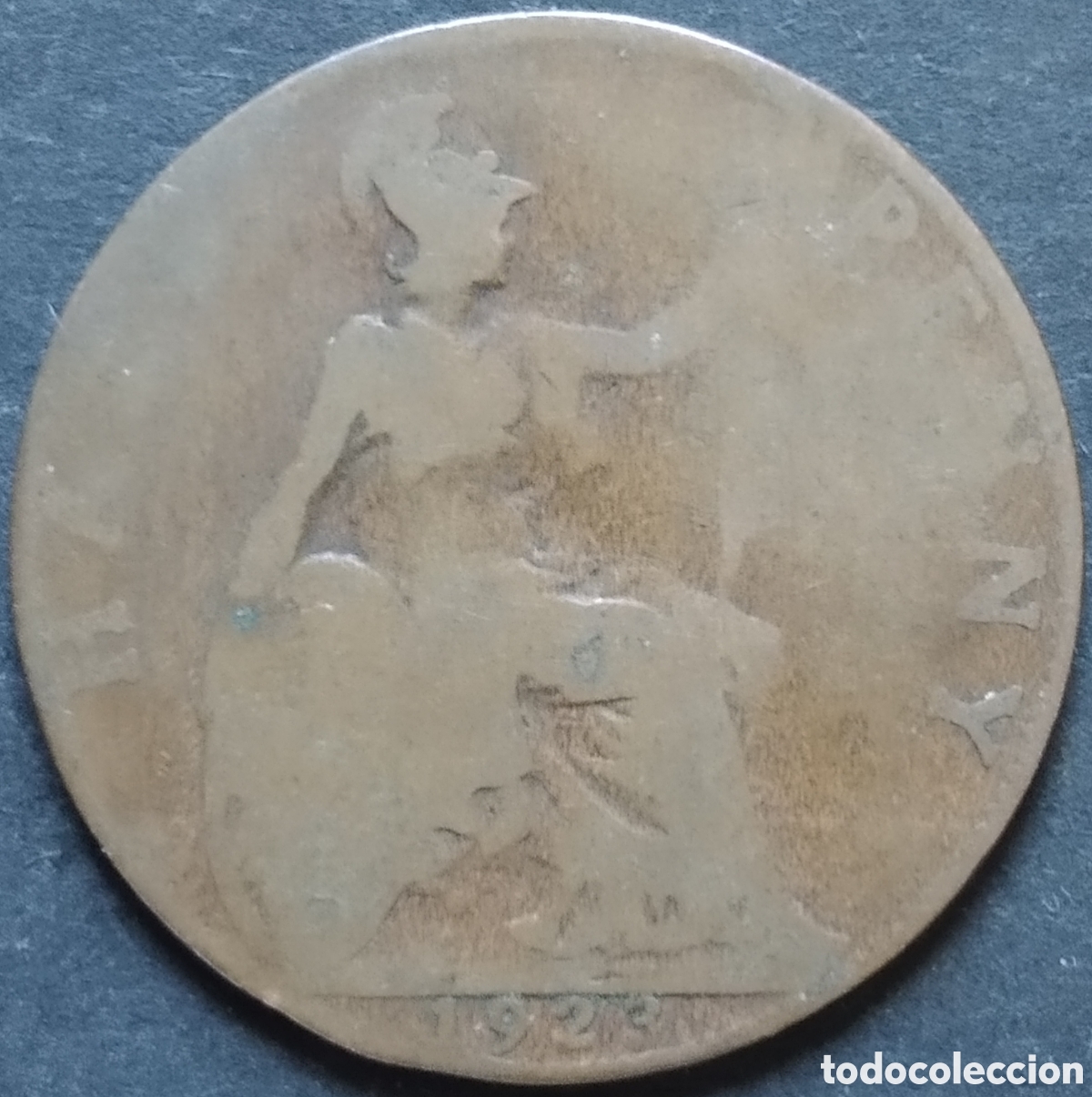Monete antiche di Europa: MONEDA - UK / REINO UNIDO HALF PENNY 1923
