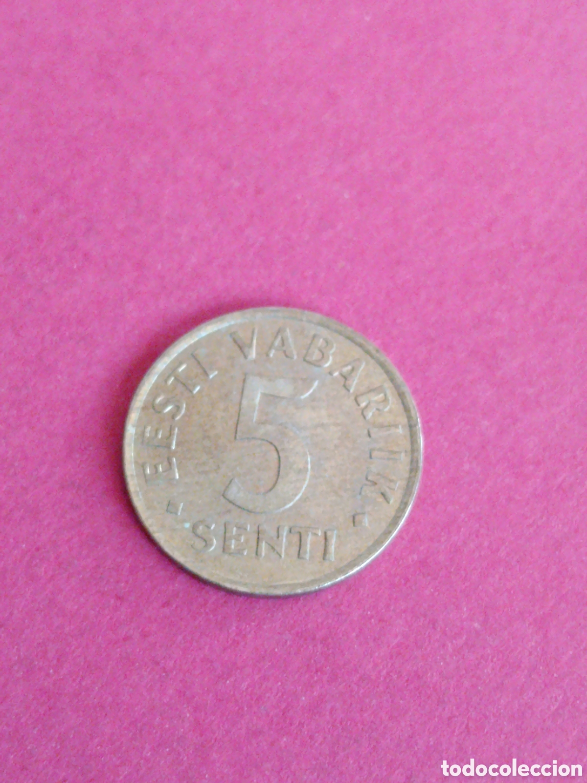 Monedas antiguas de Europa: ESTONIA. 5 C&Eacute;NTIMOS DE 1991. - Foto 2