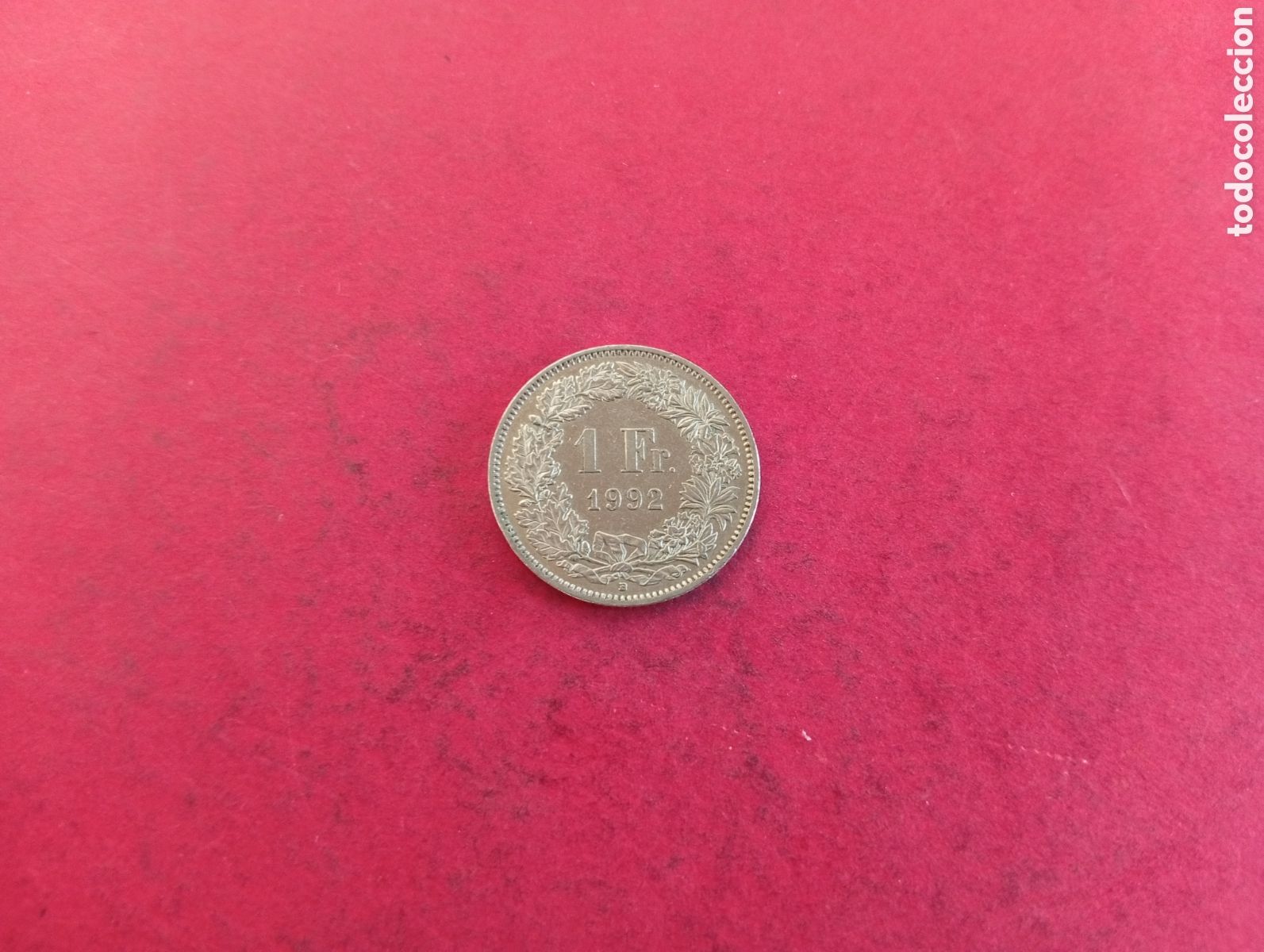 Monedas antiguas de Europa: 1 franco de Suiza 1992