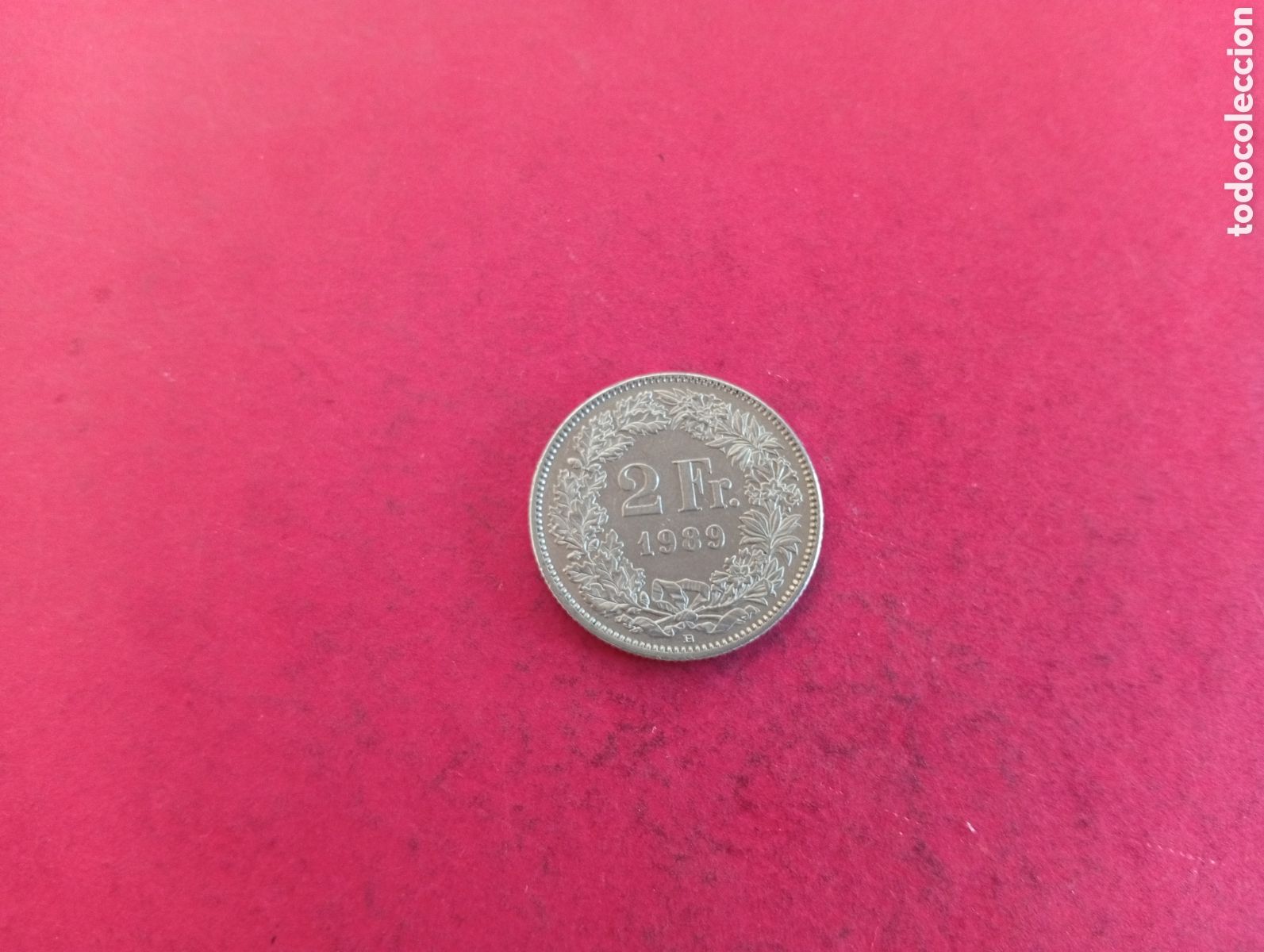 Monedas antiguas de Europa: 2 francos de Suiza 1989