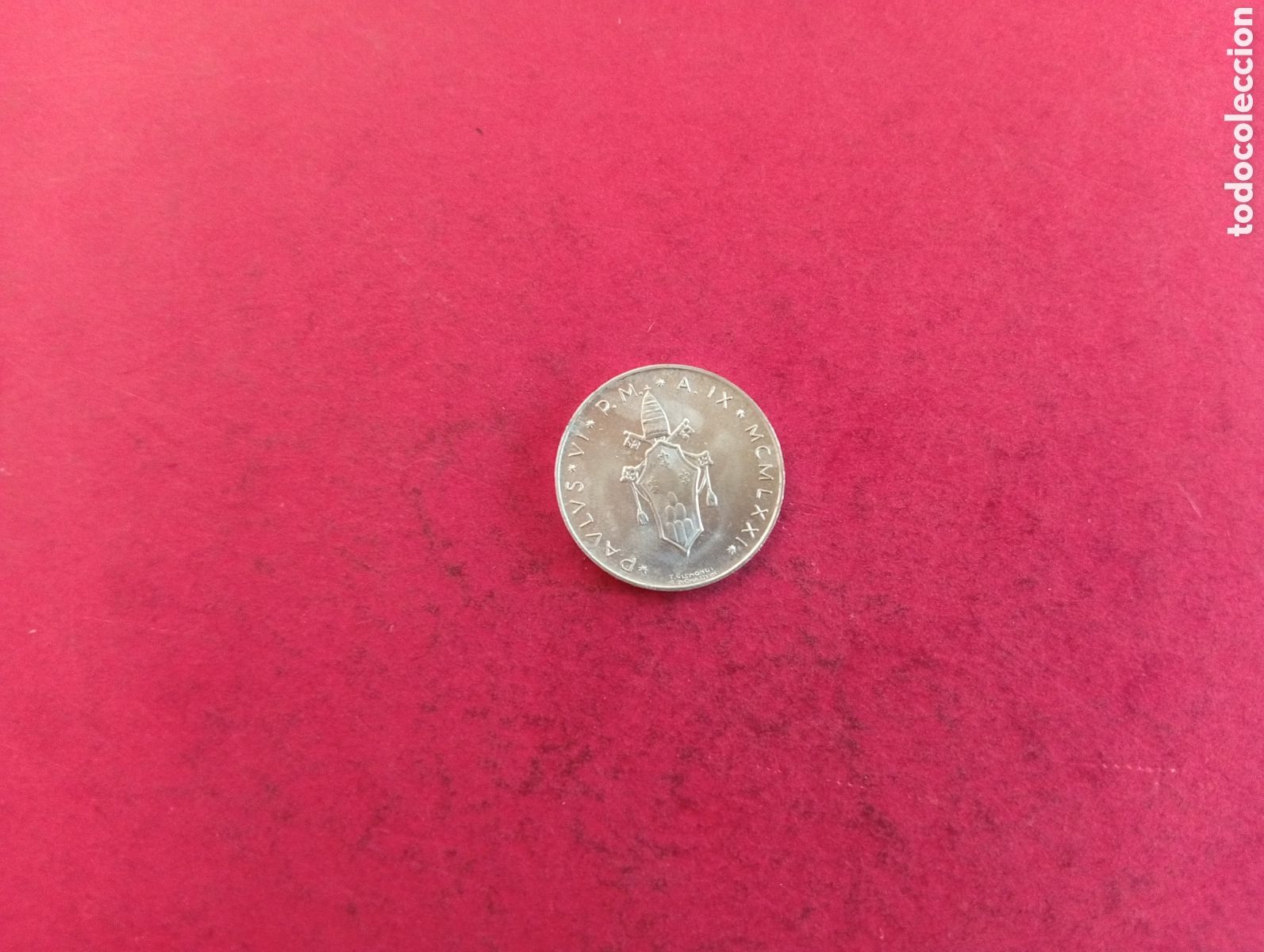 Monedas antiguas de Europa: 5 liras del Vaticano 1971