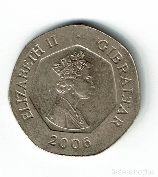 Monedas antiguas de Europa: GIBRALTAR 20 PENCE 2006 - Foto 2