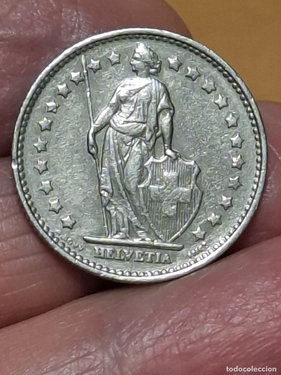 Alte M&uuml;nzen aus Europa: MONEDA DE SUIZA DE 1 FRANCO DE 1968