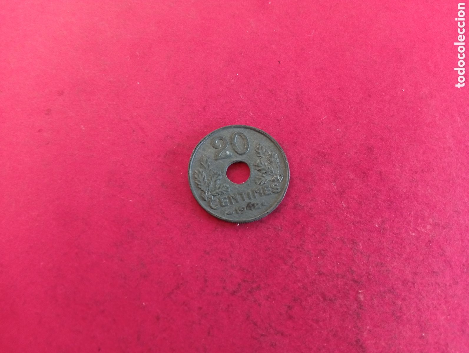 Monete antiche di Europa: 20 centimes de Francia 1942