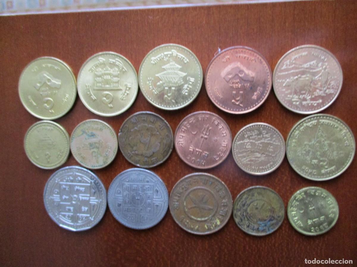 Monedas antiguas de Europa: LOTE MONEDAS - NEPAL - Foto 1
