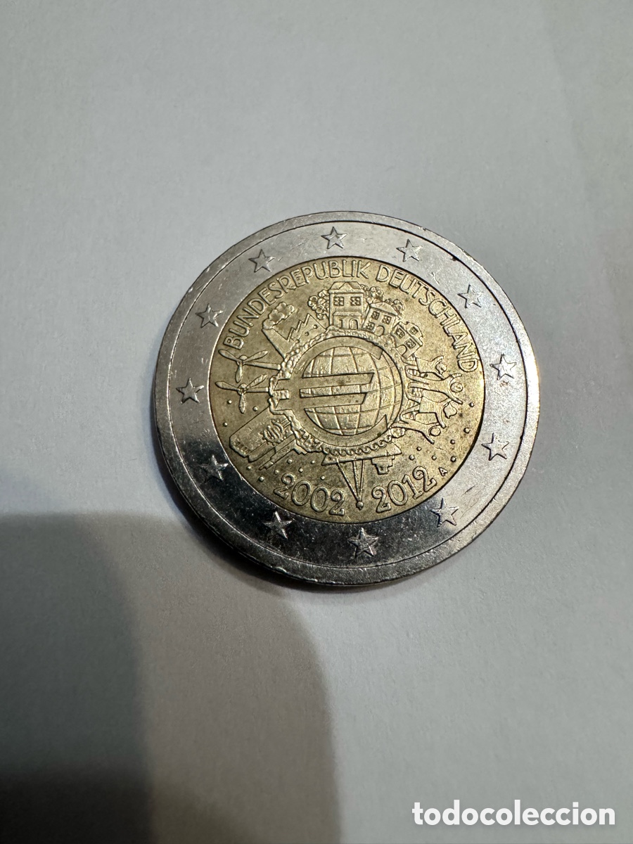 Monedas antiguas de Europa: Moneda 2&euro; Alemania (Bundesrepublik Deutschland 2012