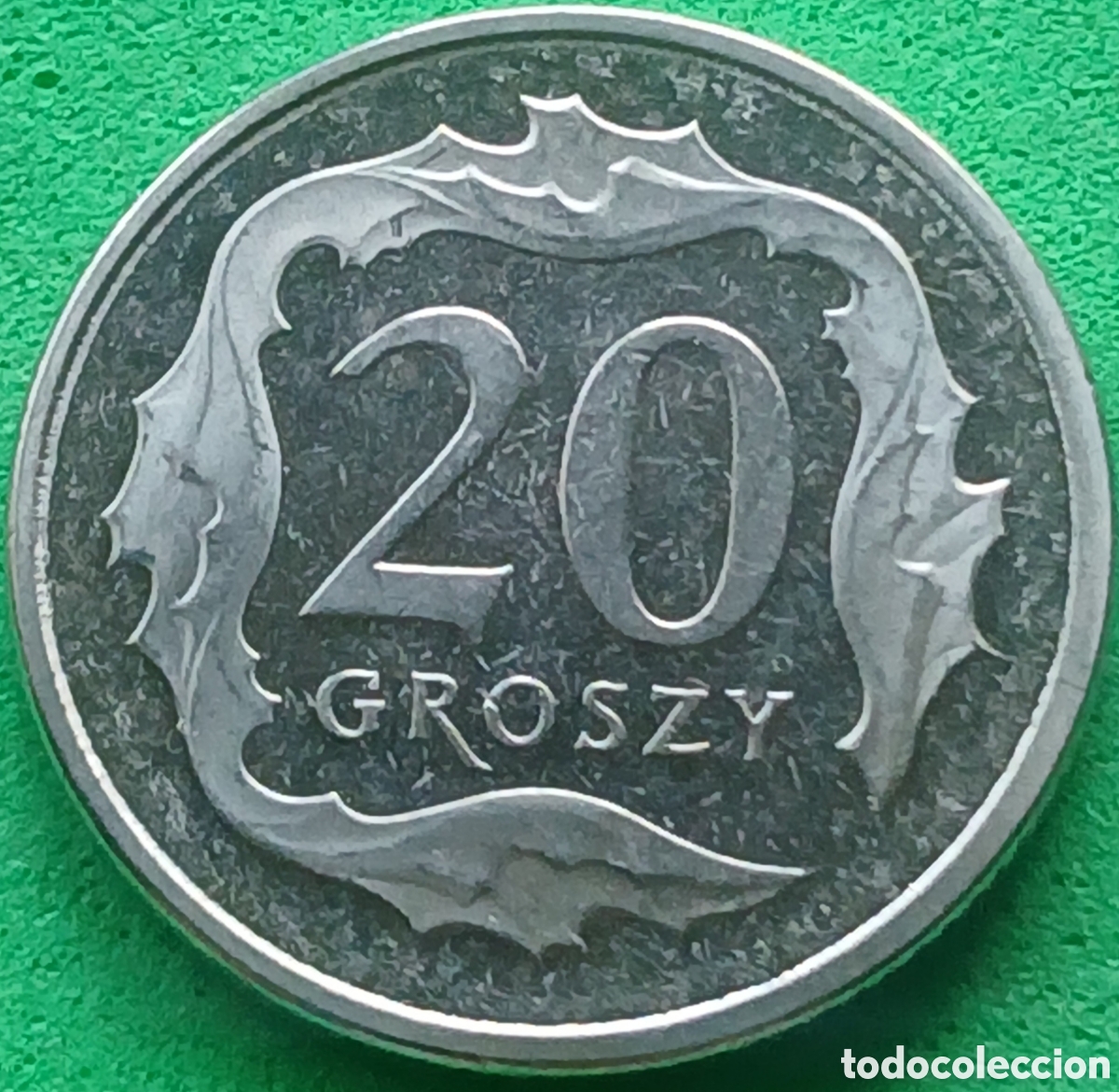 Monedas antiguas de Europa: Polonia 20 groszy 2025 UC#7 poco com&uacute;n