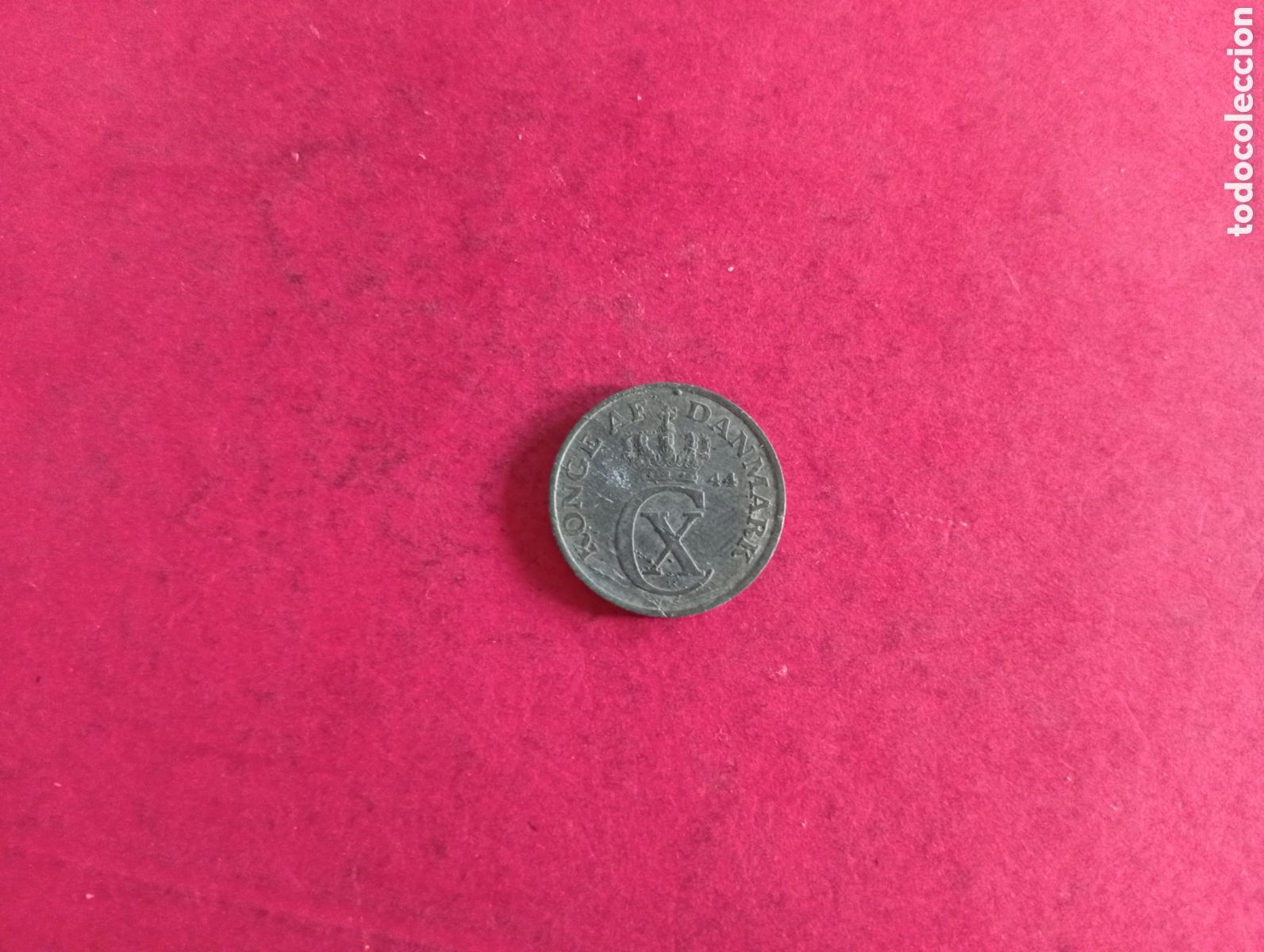 Monedas antiguas de Europa: 2 ore de Dinamarca 1944