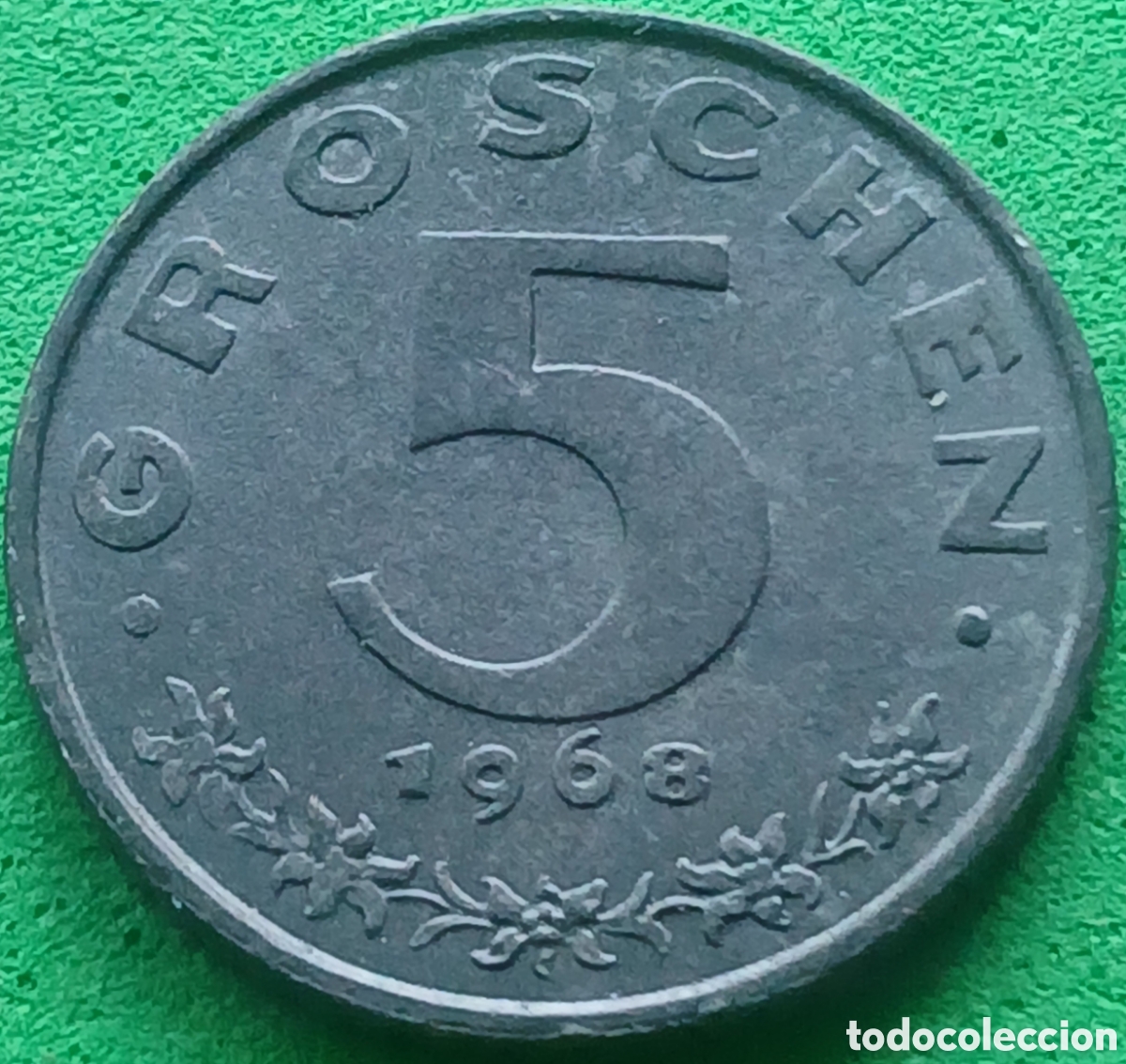 Monedas antiguas de Europa: Austria 5 groschen 1968 km#2875