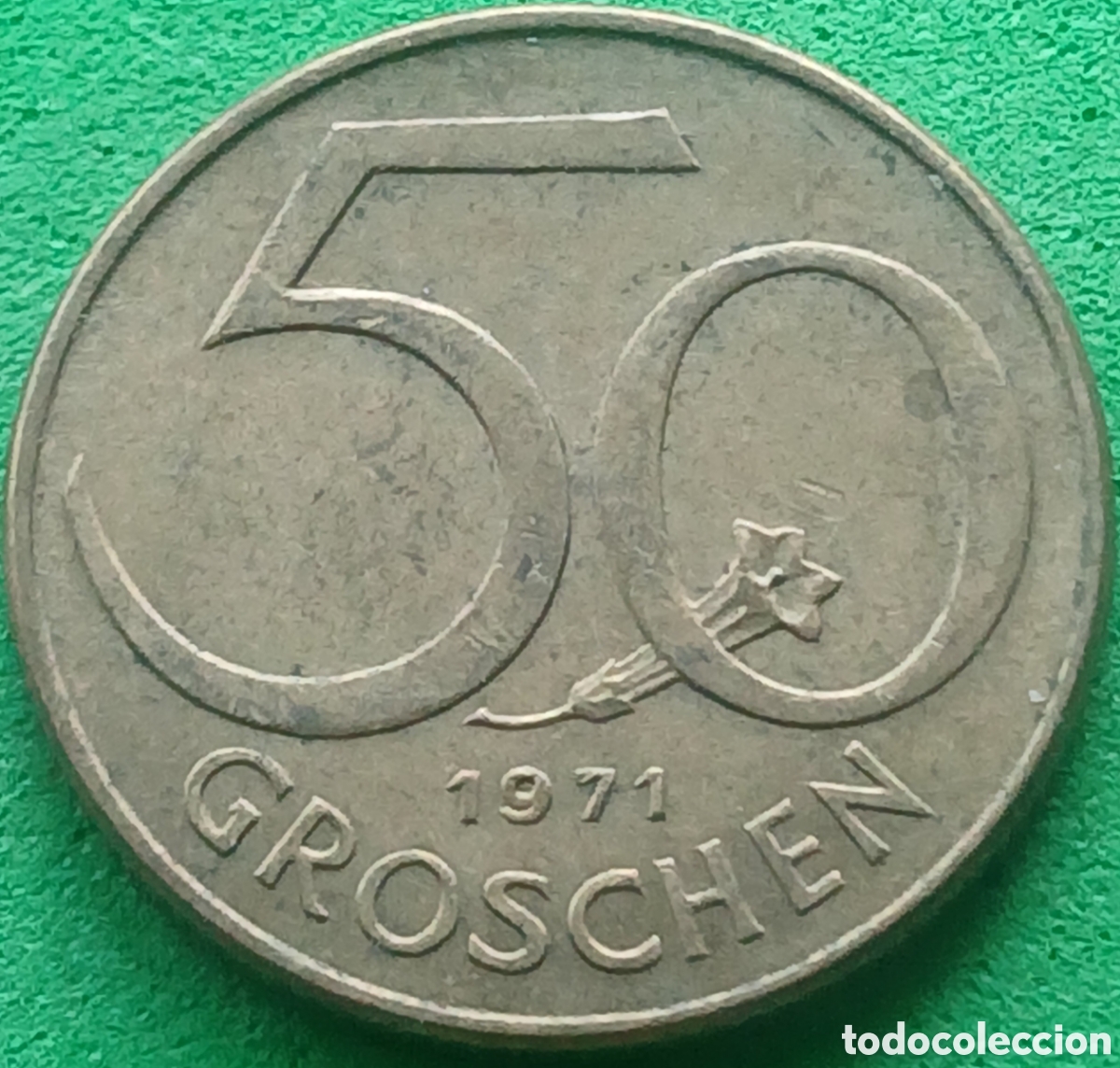 Old Coins of Europe: Austria 50 groschen 1971 km#2885