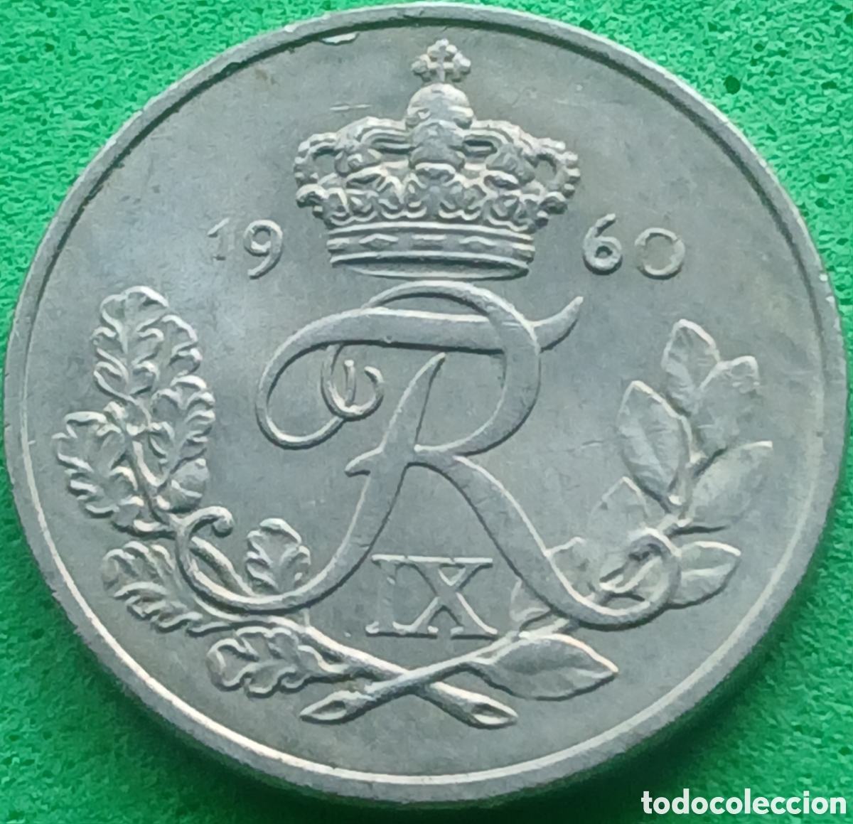 Monedas antiguas de Europa: Dinamarca 10 ore 1960 km#841