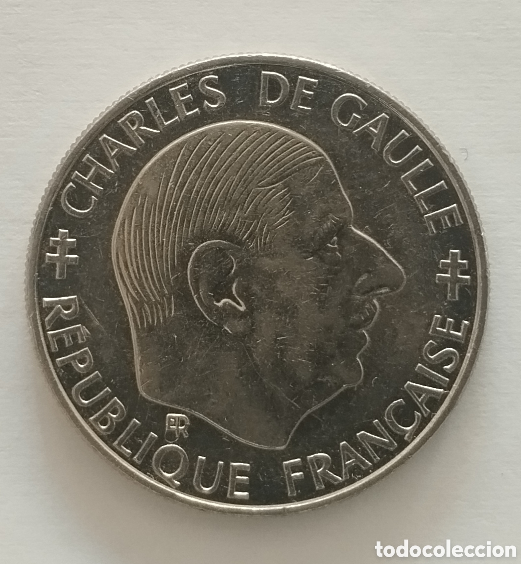 Monedas antiguas de Europa: MONEDA DE FRANCIA DE 1 FRANCO 1988 CONMEMORATIVA (FOTO)