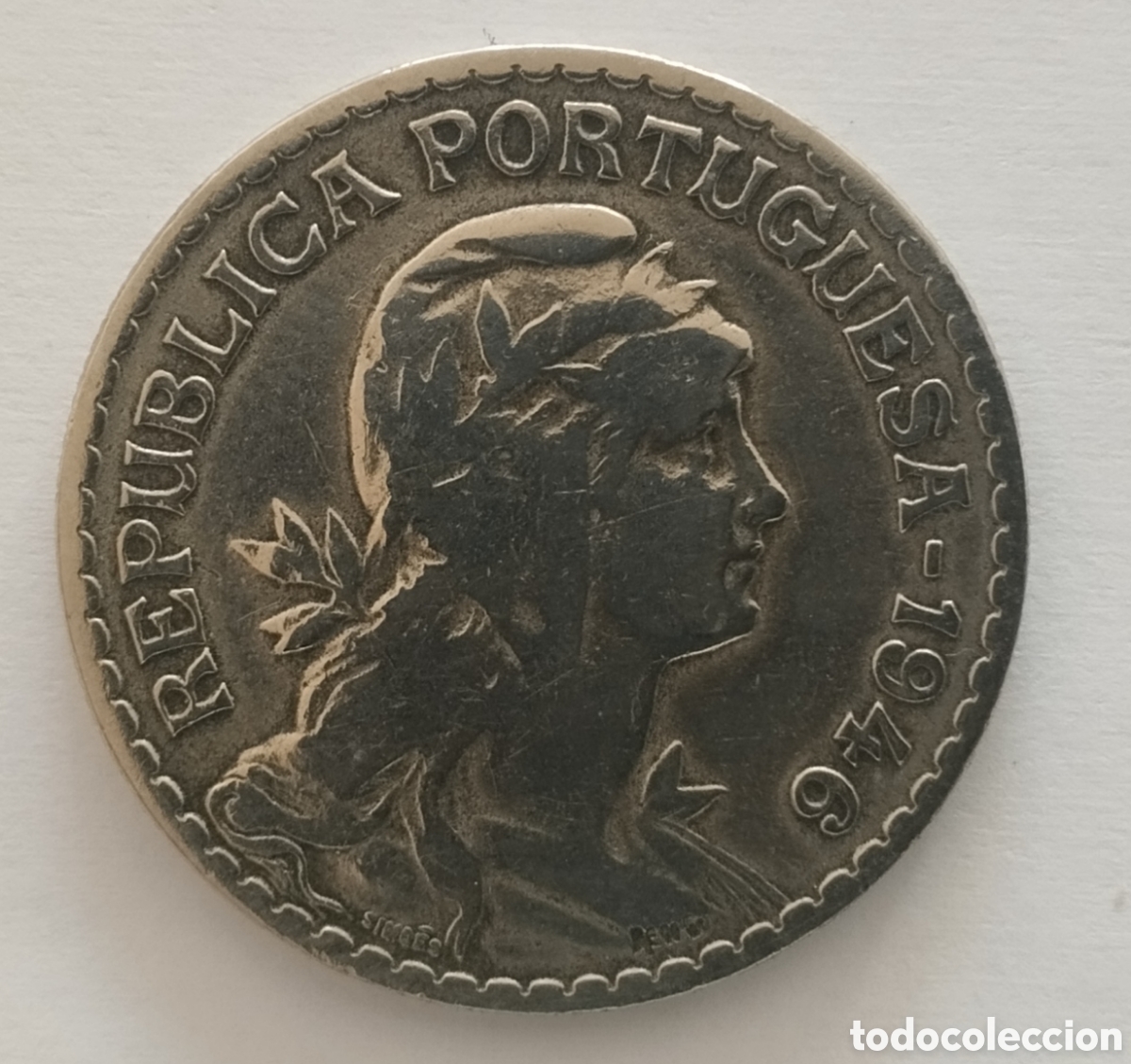 Monedas antiguas de Europa: MONEDA DE PORTUGAL 1 ESCUDO 1946 (FOTO)