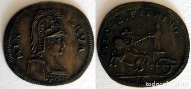 Monedas antiguas de Europa: TOKEN NUREMBERG ALEMANIA RECHENPFENNIG MINERVA SIGLO XVIII O XIX