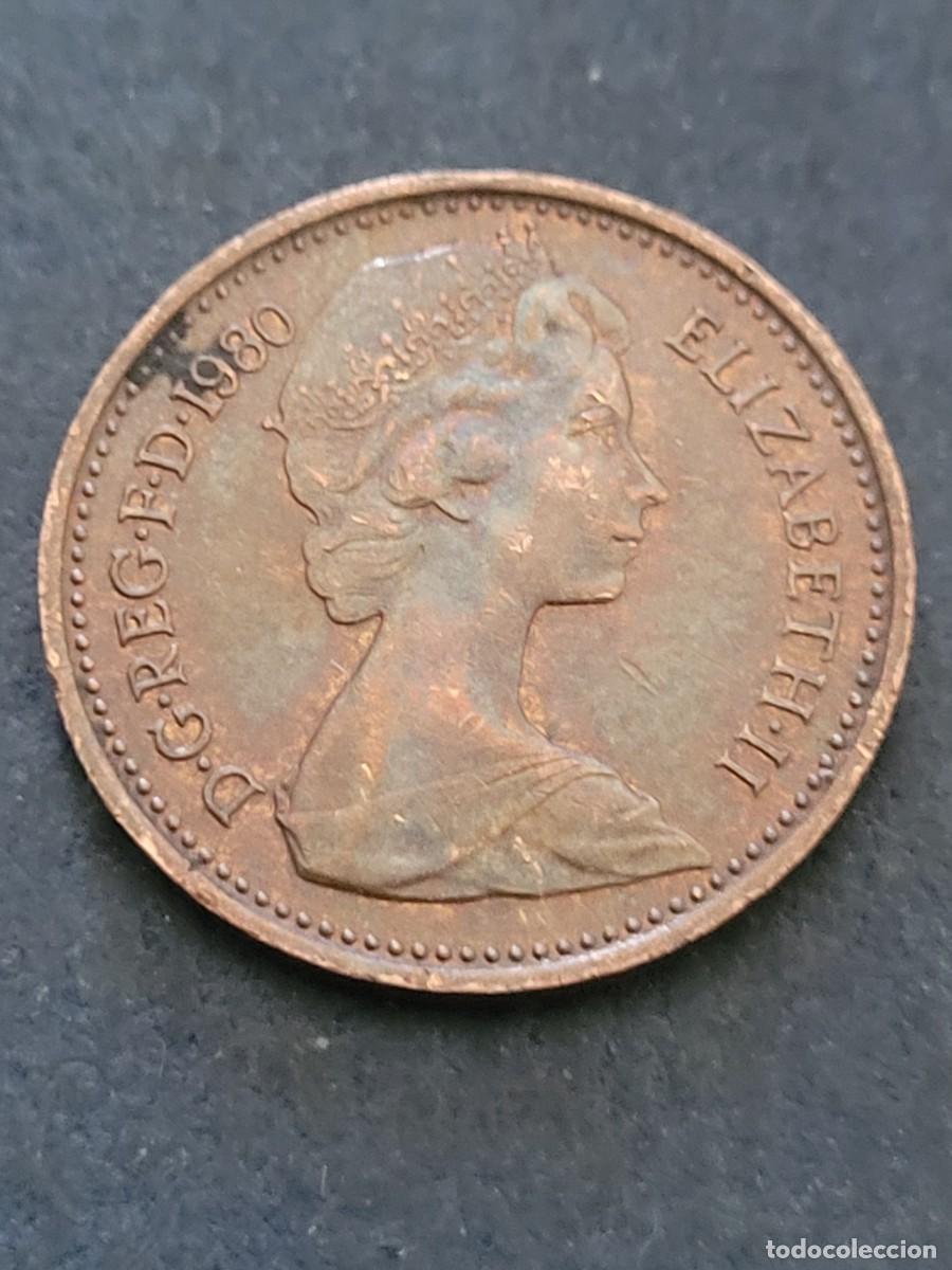 Monedas antiguas de Europa: Moneda 1/2 penique 1980 Reino Unido