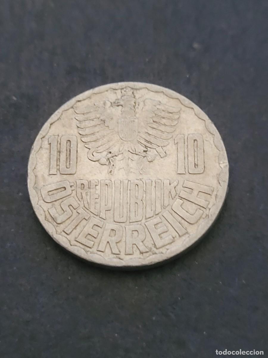 Monedas antiguas de Europa: Moneda 10 groschen 1968 Austria