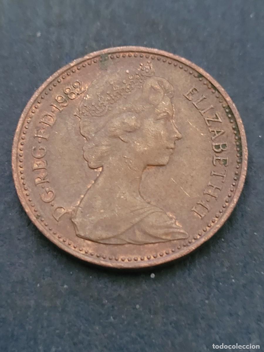 Monedas antiguas de Europa: Moneda 1 penique 1982 Reino Unido