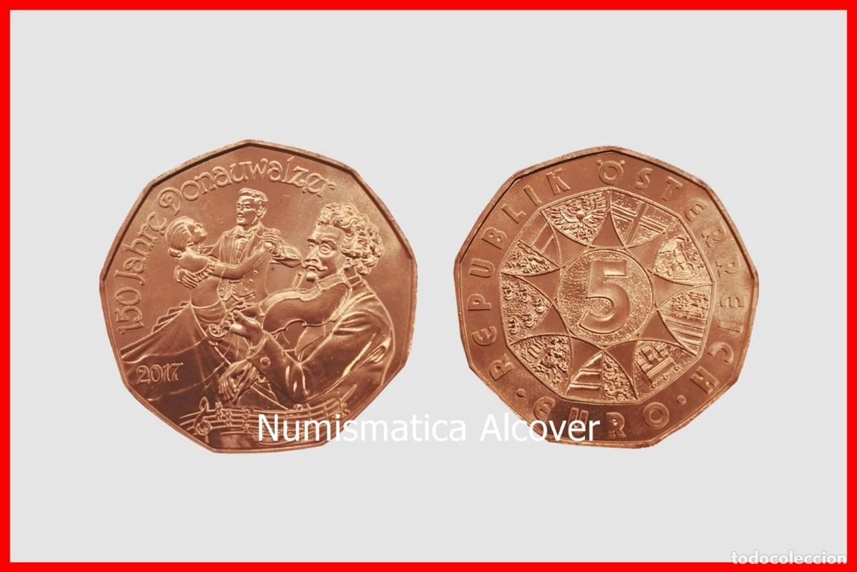 Monedas antiguas de Europa: AUSTRIA 5 euros 2017 Baile A&ntilde;o Nuevo SC / UNC