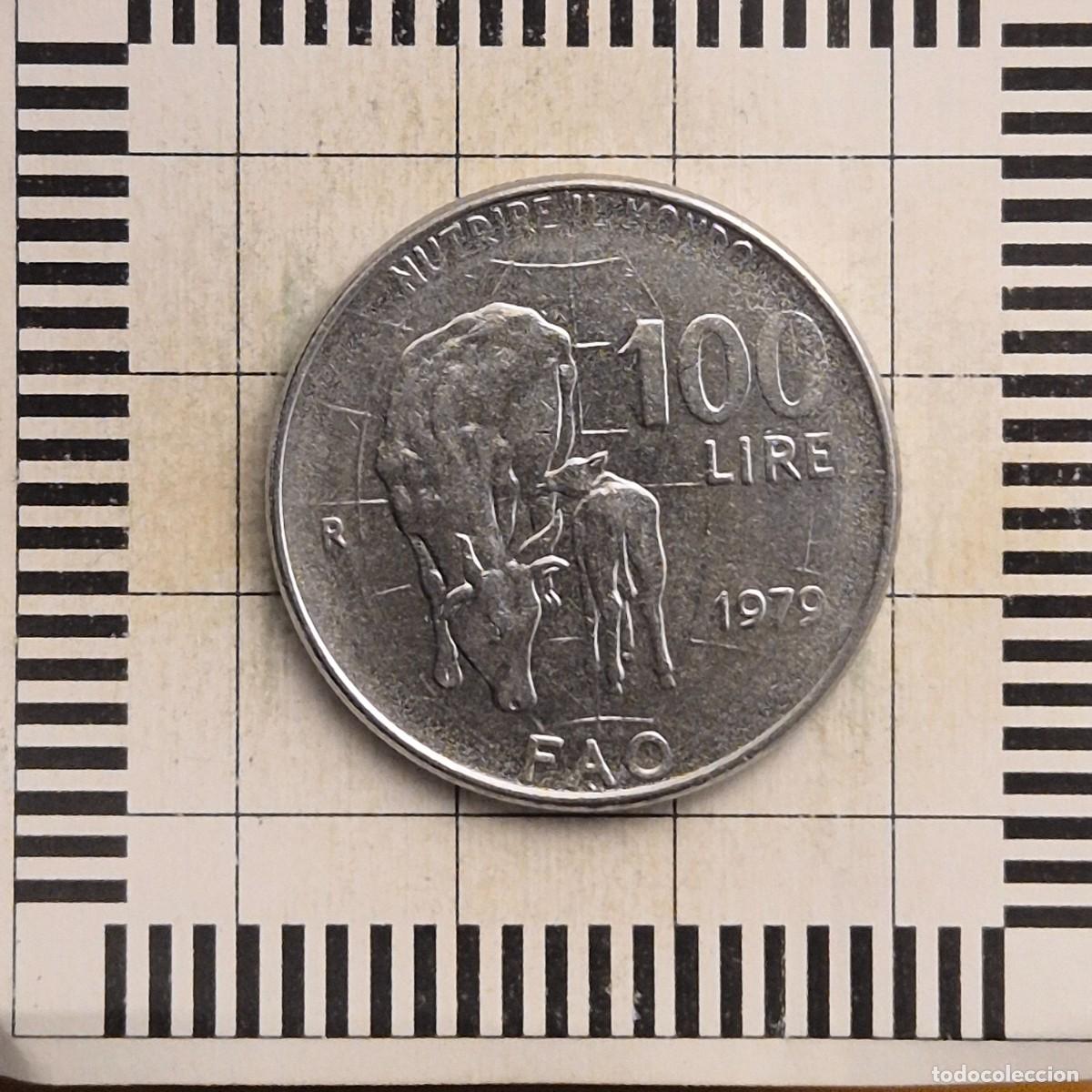 Monedas antiguas de Europa: 100 LIRAS, ITALIA. 1979. (KM#106).