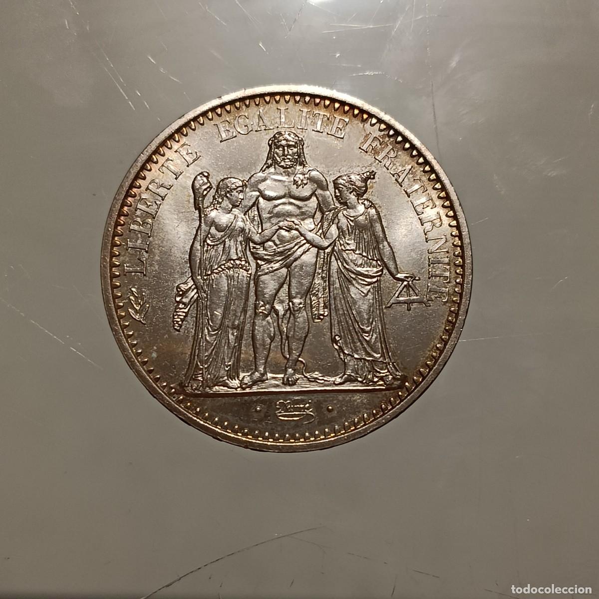 Monedas antiguas de Europa: 10 Francos de plata a&ntilde;o 1973 - Foto 1