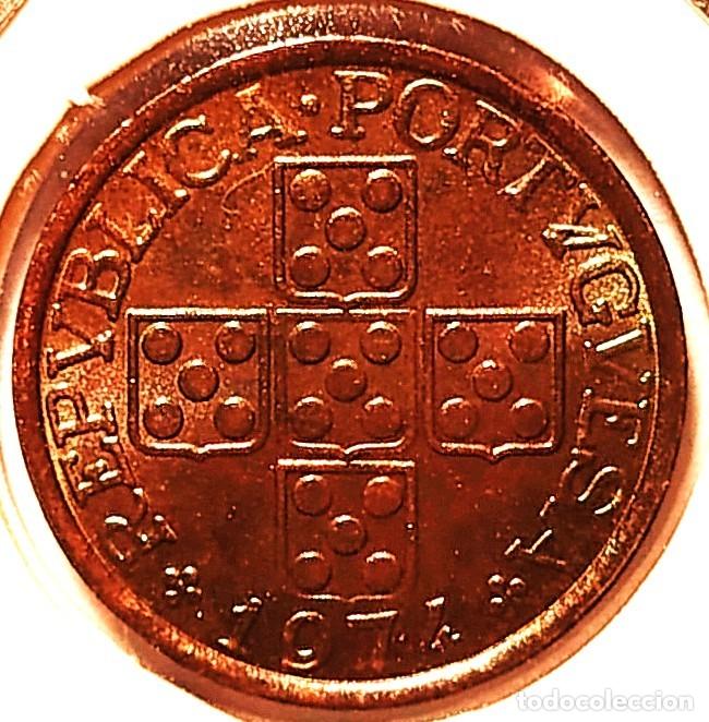 Monedas antiguas de Europa: PORTUGAL (1969-1986) - 20 CENTAVOS 1974 - A - 1,84 GR BRONCE - DIAMETRO 17,50 mm - KM#595 - MB