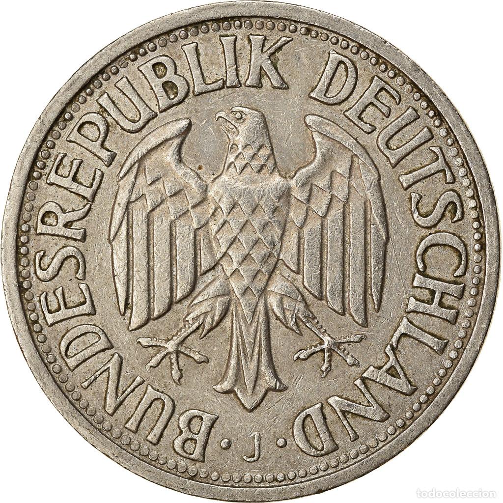 Monedas antiguas de Europa: [#765187] Moneda, ALEMANIA - REP&Uacute;BLICA FEDERAL, Mark, 1965, Hambourg, MBC, Cobre -