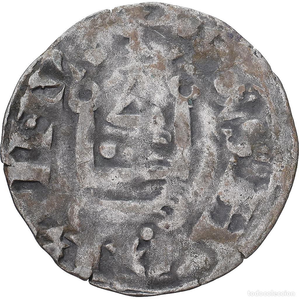 Monedas antiguas de Europa: [#343008] Moneda, Francia, Touraine, Denier Tournois, ca. 1150-1200, Saint-Martin de