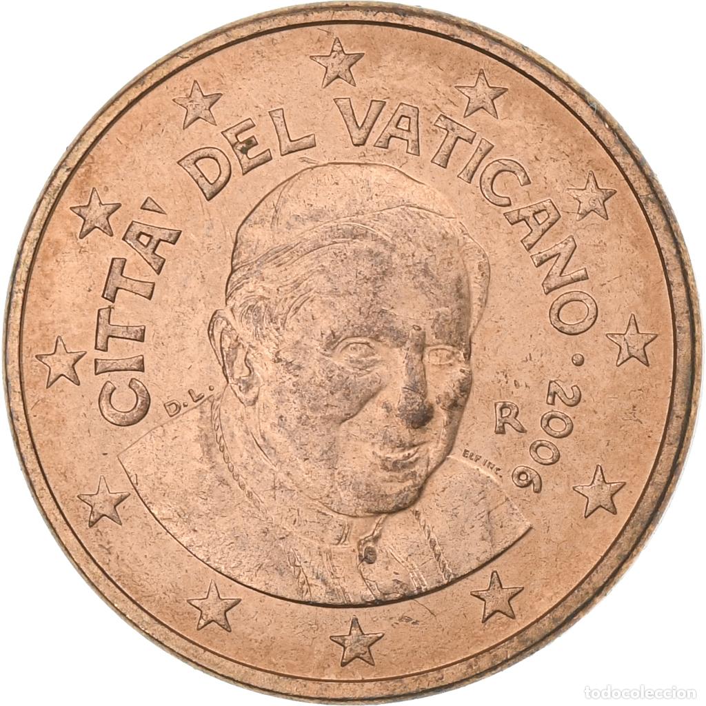 Monedas antiguas de Europa: [#1251904] CIUDAD DEL VATICANO, Benedict XVI, 5 Euro Cent, 2006, Rome, Cobre chapado en