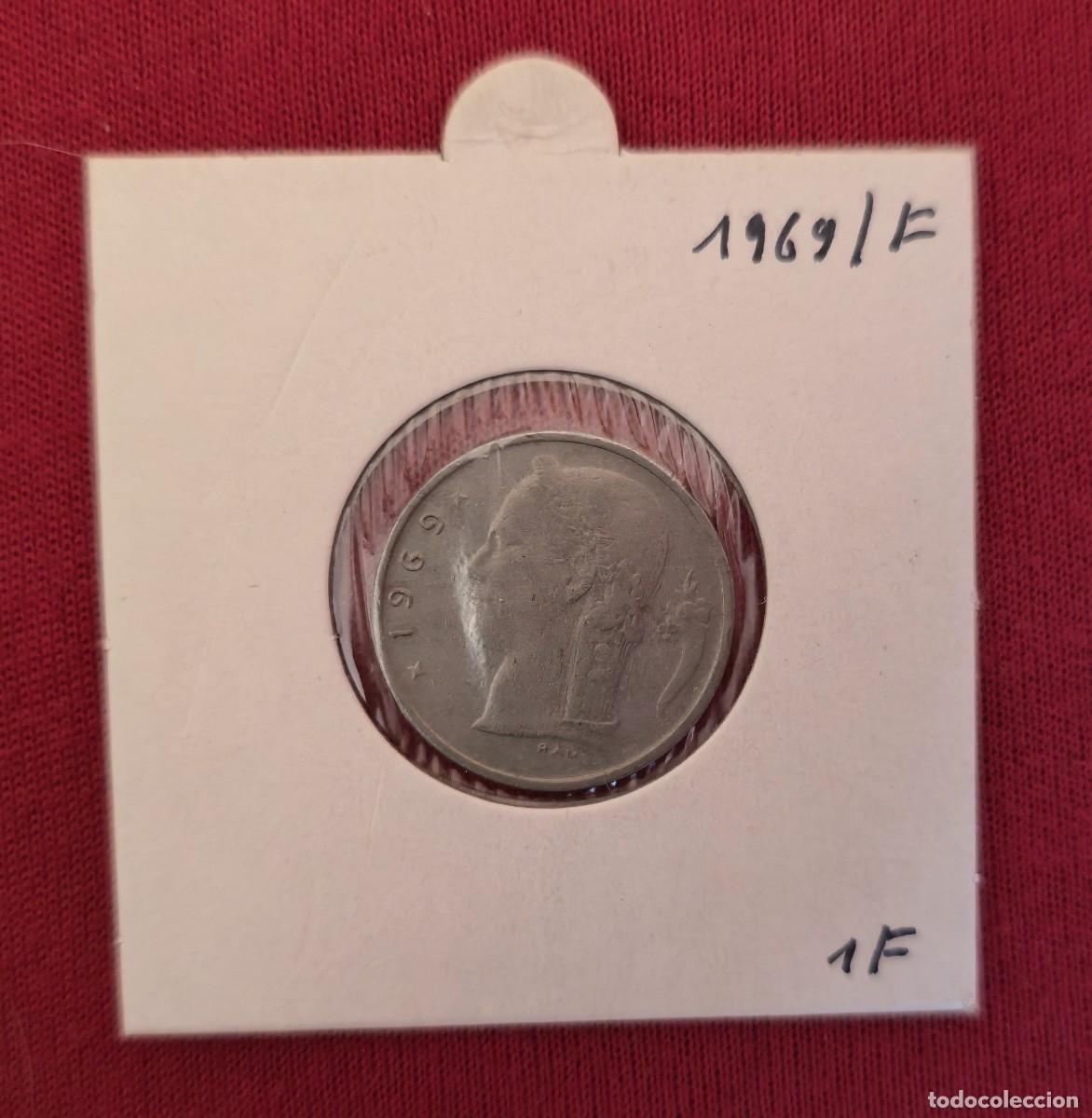 Monedas antiguas de Europa: MONEDA DE BELGICA 1969 - 1 FRANCO - BELGIQUE - MONEDAS ENCARTONADAS