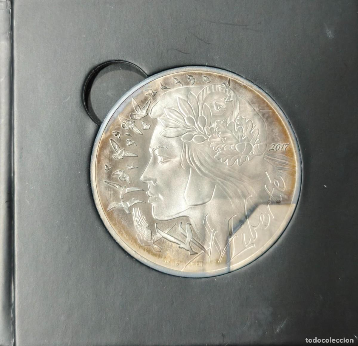 Monedas antiguas de Europa: FRANCIA. A&Ntilde;O 1917. 100 EUROS PLATA MARIANNE. PESO 50 GR