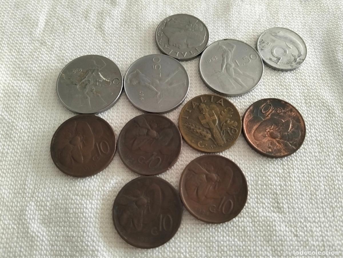 Monedas antiguas de Europa: LOTE 11 MONEDAS ITALIA, VARIAS