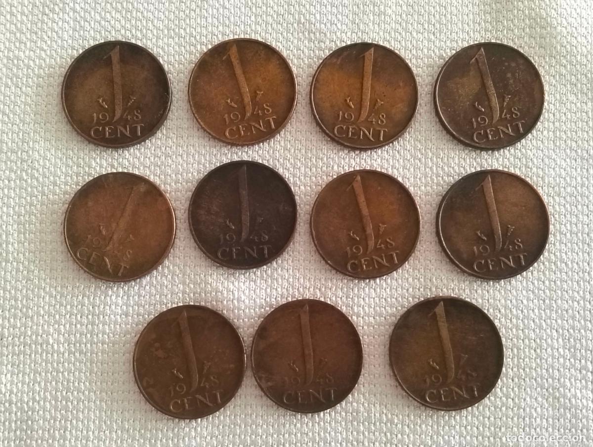Monedas antiguas de Europa: LOTE 11 MONEDAS 1 CENTAVO, VARIOS A&Ntilde;OS, PAISES BAJOS