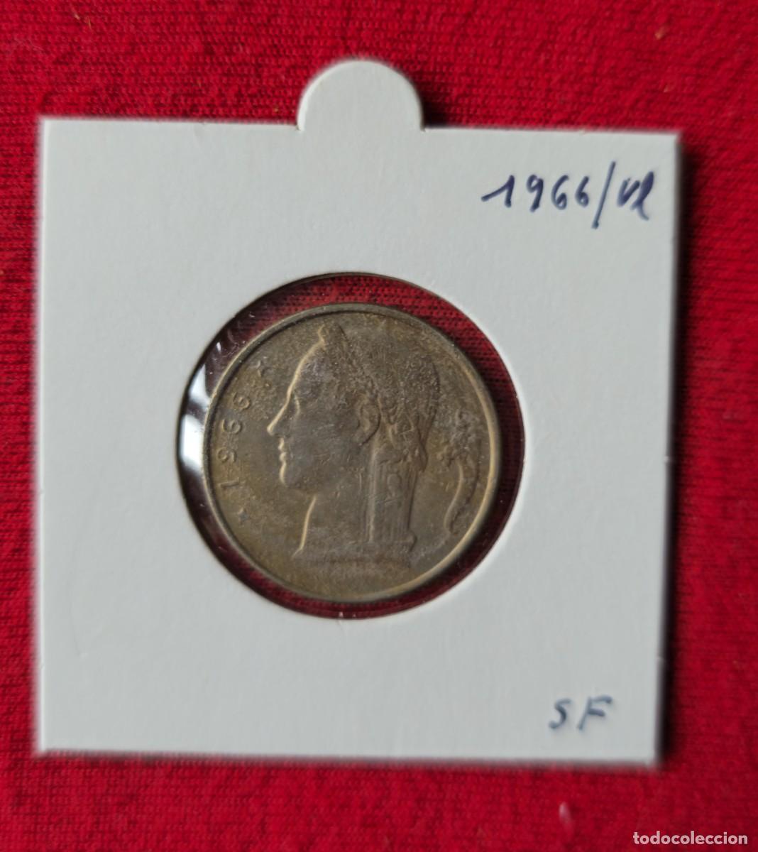 Monedas antiguas de Europa: MONEDA DE BELGICA 1966 - 5 FRANCO - BELGIE - - MONEDA ENCARTONADA