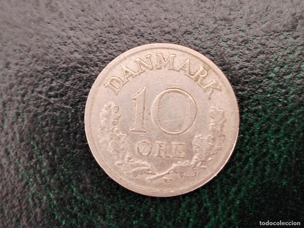 Monedas antiguas de Europa: MONEDA DINAMARCA 10 ORE 1967 M_3