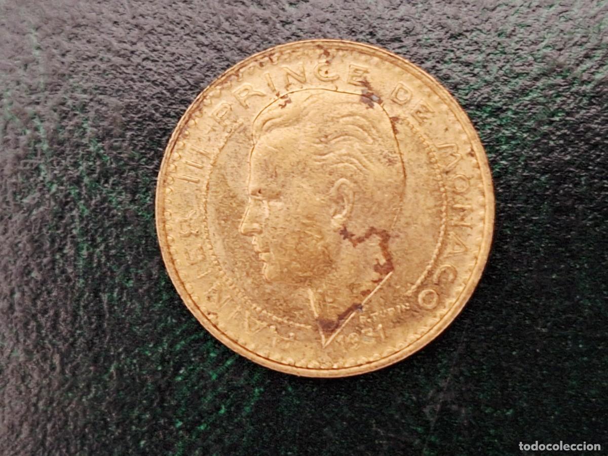 Monedas antiguas de Europa: MONEDA PRINCIPADO MONACO 10 CENTIMOS 1951 M_3