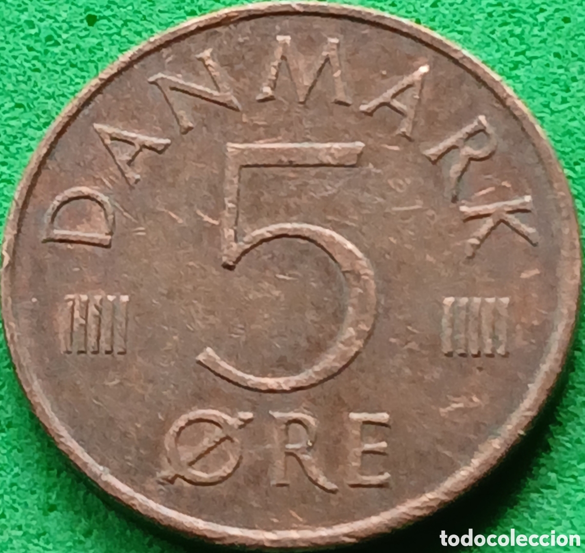 Monedas antiguas de Europa: Dinamarca 5 ore 1974 km#859
