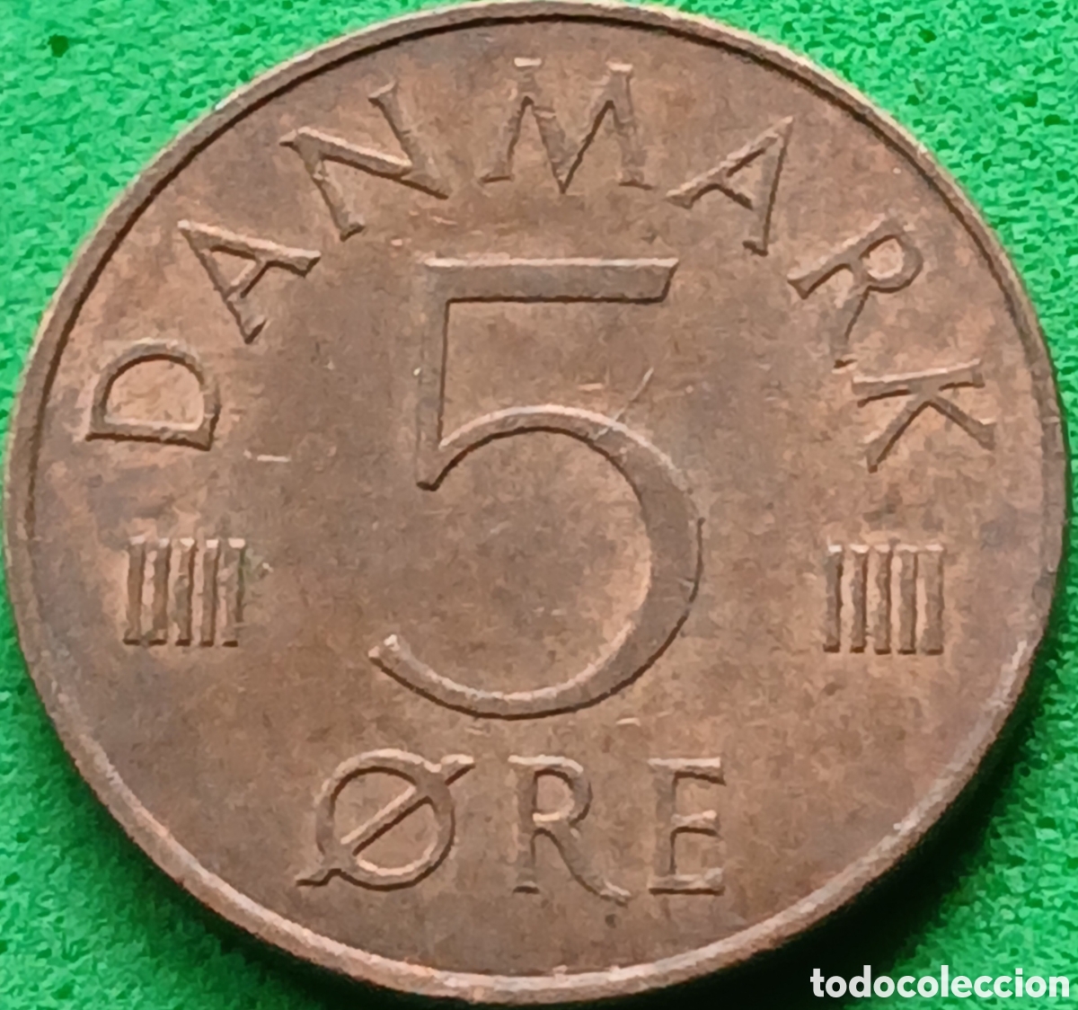 Monedas antiguas de Europa: Dinamarca 5 ore 1976 km#859