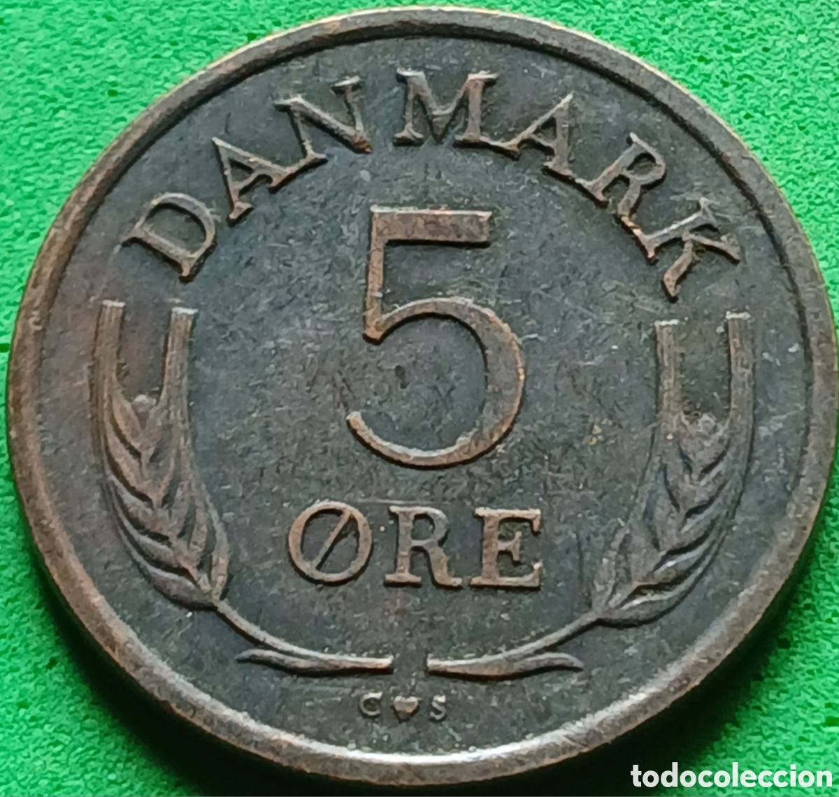 Monedas antiguas de Europa: Dinamarca 5 ore 1965 km#848