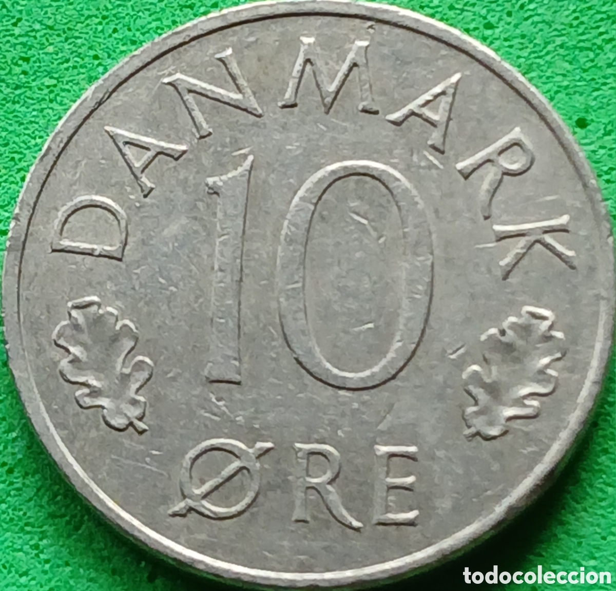 Monedas antiguas de Europa: Dinamarca 10 ore 1977 km#860