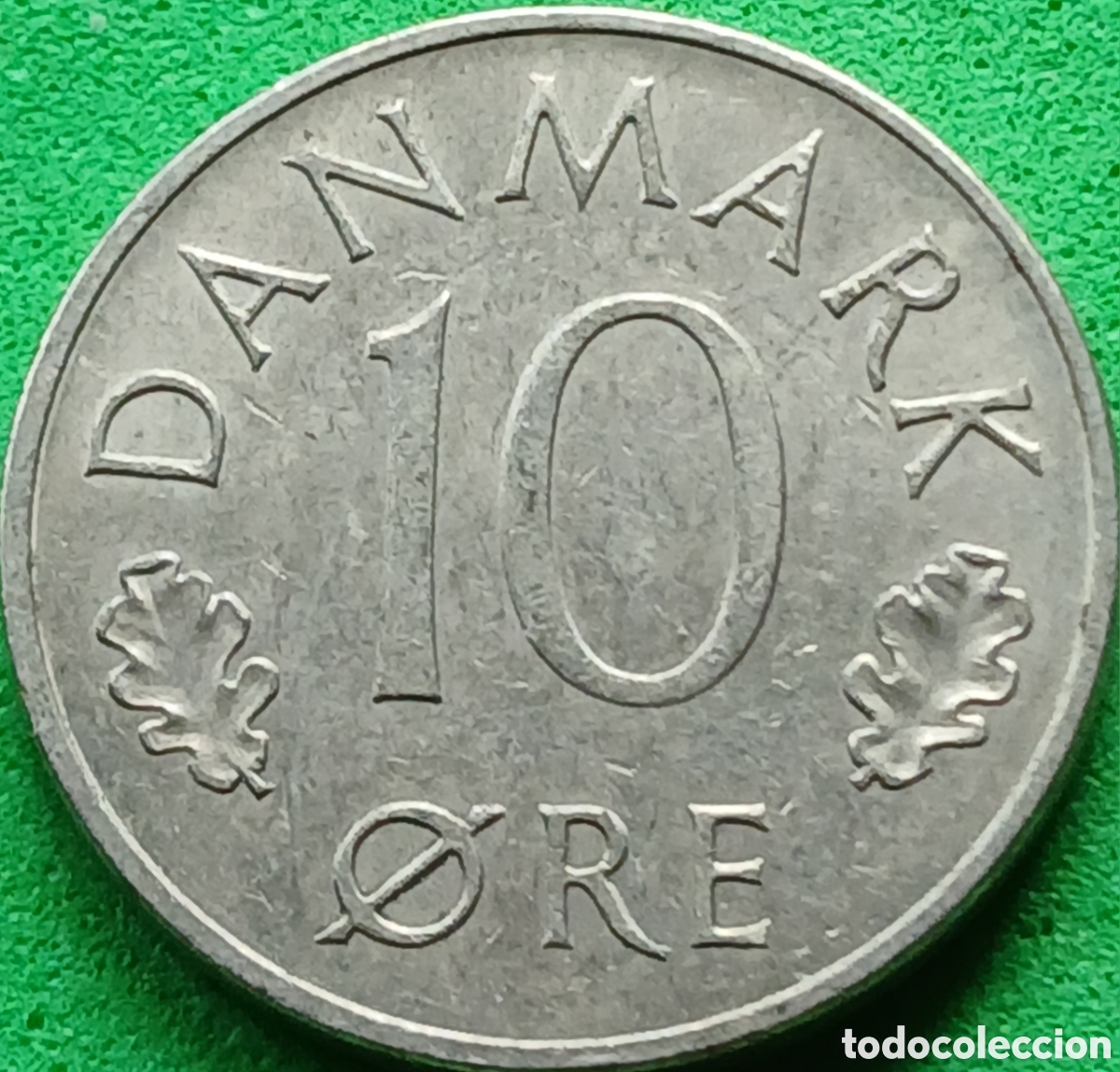 Monedas antiguas de Europa: Dinamarca 10 ore 1976 km#860