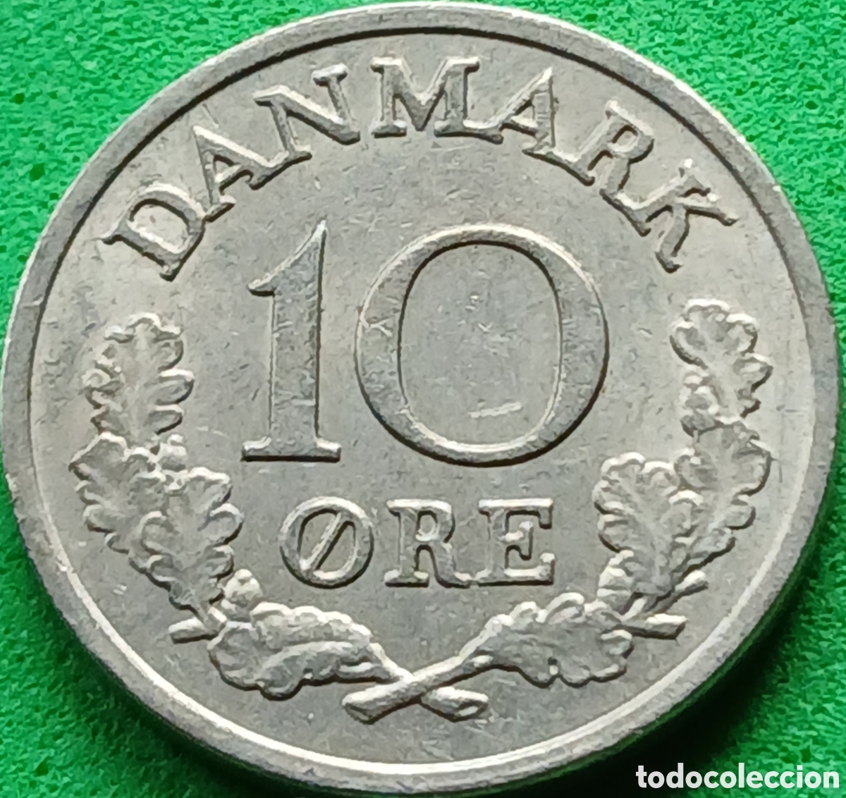 Monedas antiguas de Europa: Dinamarca 10 ore 1970 km#849