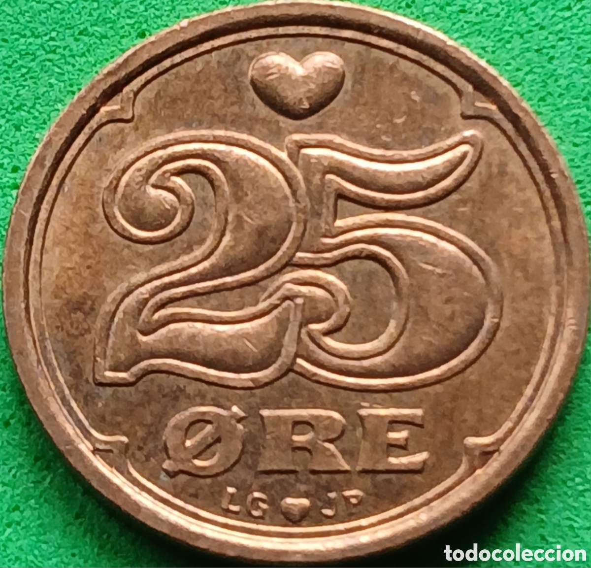 Monedas antiguas de Europa: Dinamarca 25 ore 1995 km#868
