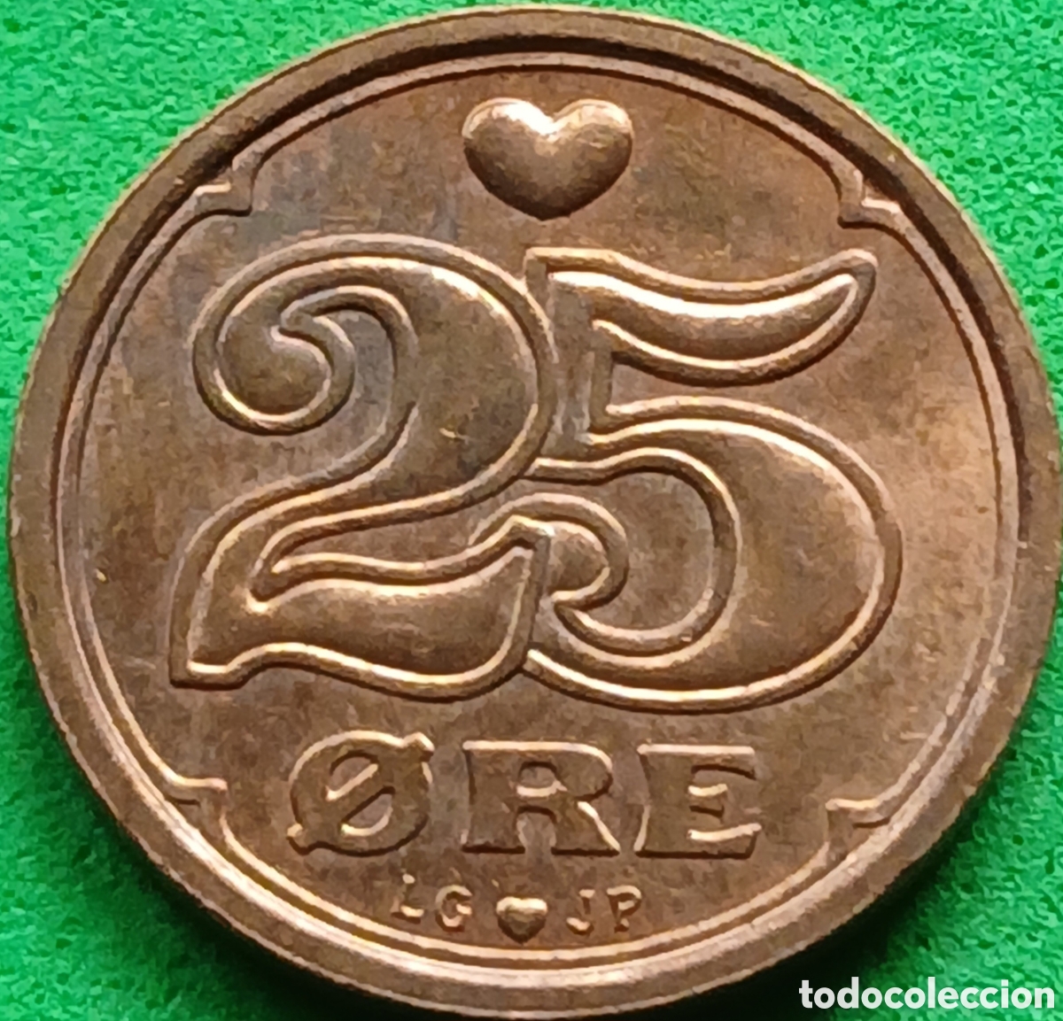 Monedas antiguas de Europa: Dinamarca 25 ore 1991 km#868