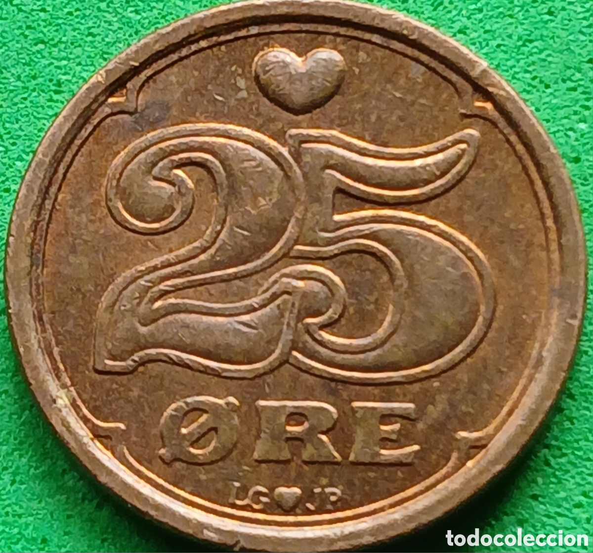 Monedas antiguas de Europa: Dinamarca 25 ore 1990 km#868
