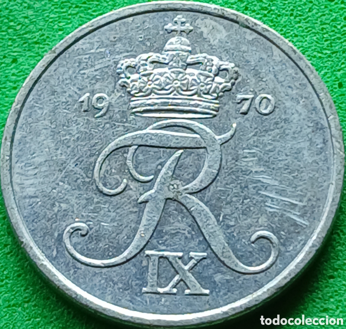 Monedas antiguas de Europa: Dinamarca 1 ore 1970 km#839