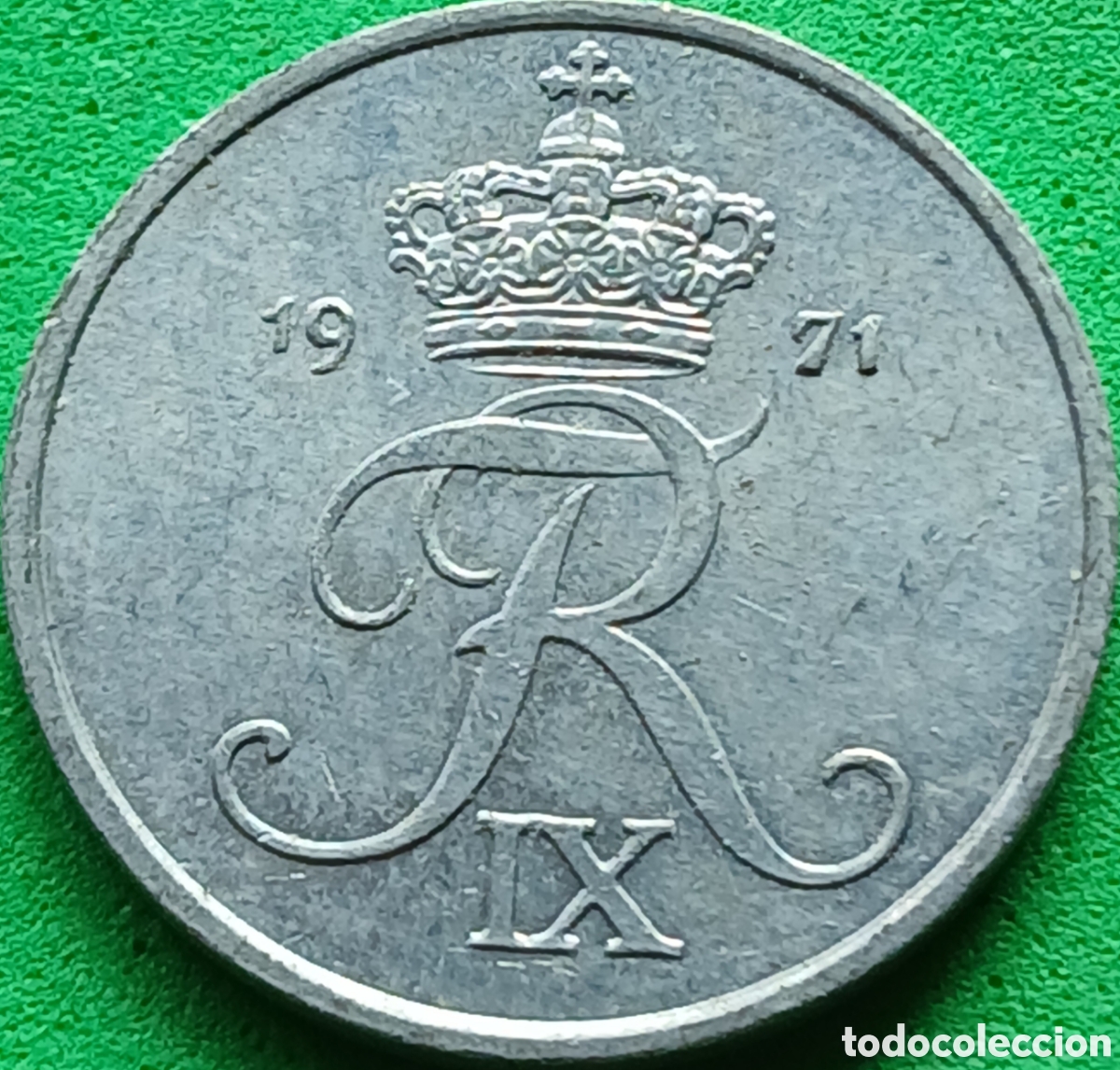 Monedas antiguas de Europa: Dinamarca 2 ore 1971 km#840